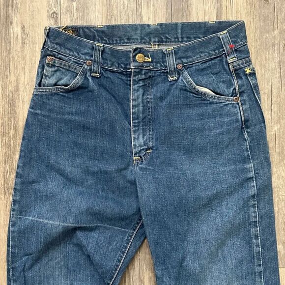 Vintage 50s 60s Lee Riders Sanforized Selvedge Denim Jeans Size 32X30 - Picture 3 of 7